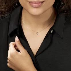 Clearance Histoire d'Or Collier Purete or jaune diamant