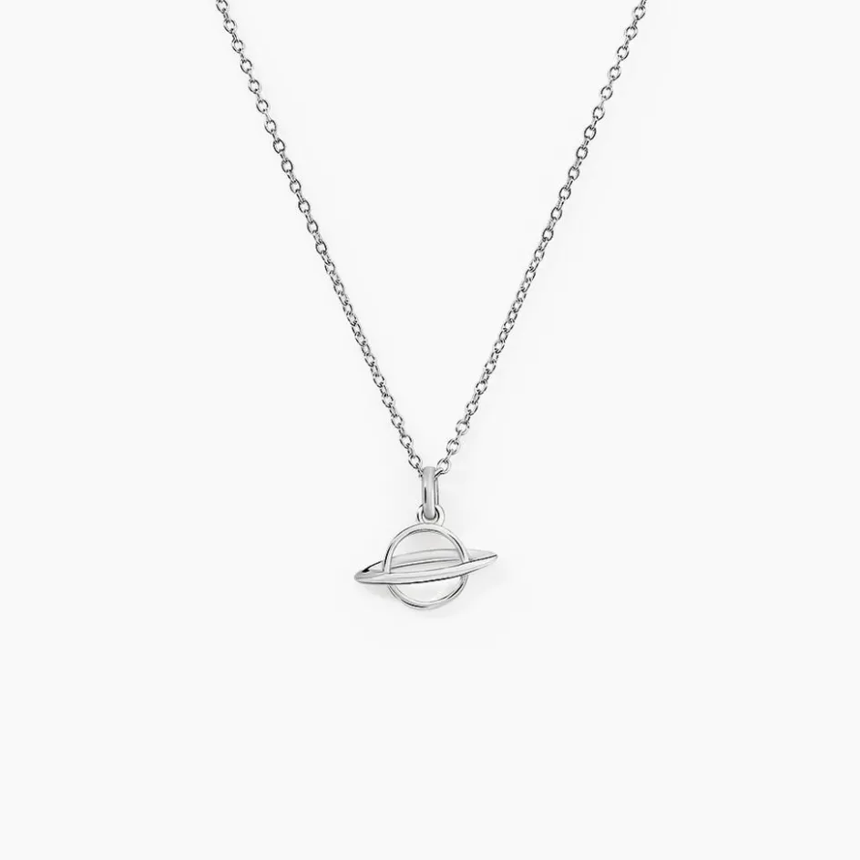 Sale Histoire d'Or Collier Raven Argent Blanc