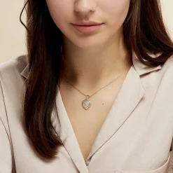 Sale Histoire d'Or Collier Rhadijaae Plaqué Or Jaune Oxyde De Zirconium