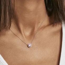 Histoire d'Or Collier Rio Copacabana Argent Rose Oxyde De Zirconium argent rose oxyde rose