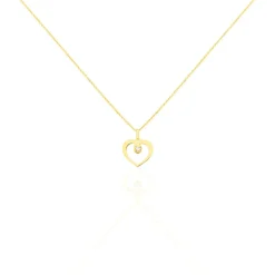 Online Histoire d'Or Collier Rohanna Or Jaune Oxyde De Zirconium