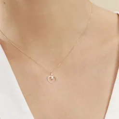 Online Histoire d'Or Collier Rohanna Or Jaune Oxyde De Zirconium