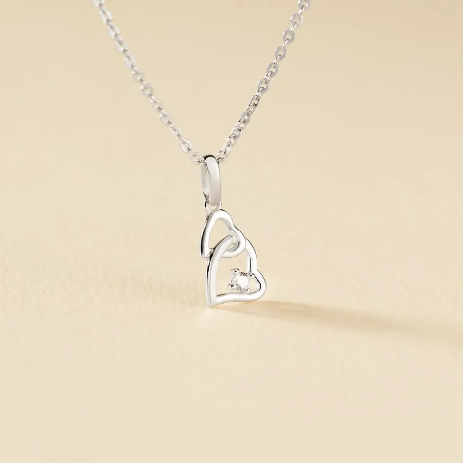 Outlet Histoire d'Or Collier Roma Argent Blanc Oxyde De Zirconium