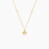 Outlet Histoire d'Or Collier Sakura Love Or Jaune Oxyde De Zirconium