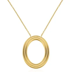 Clearance Histoire d'Or Collier Sautoir Agostino Acier Jaune