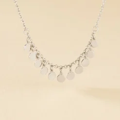 Outlet Histoire d'Or Collier Savahna Argent Blanc