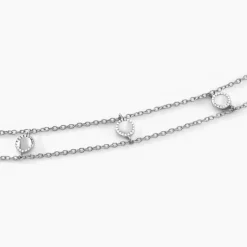 Sale Histoire d'Or Collier Sixties Argent Blanc