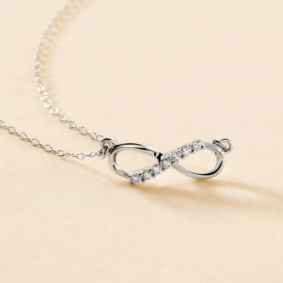 Outlet Histoire d'Or Collier Sohila Argent Blanc Oxyde De Zirconium