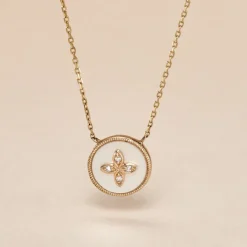 Histoire d'Or Collier Talisman Or Jaune Nacre Diamant* Colliers|Colliers