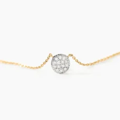 New Histoire d'Or Collier Teani or jaune diamant