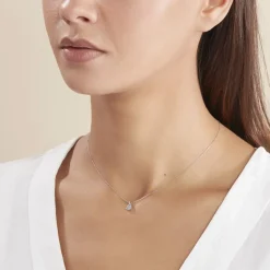 Histoire d'Or Collier Teresa Or Blanc Topaze Et Diamant* Colliers|Colliers