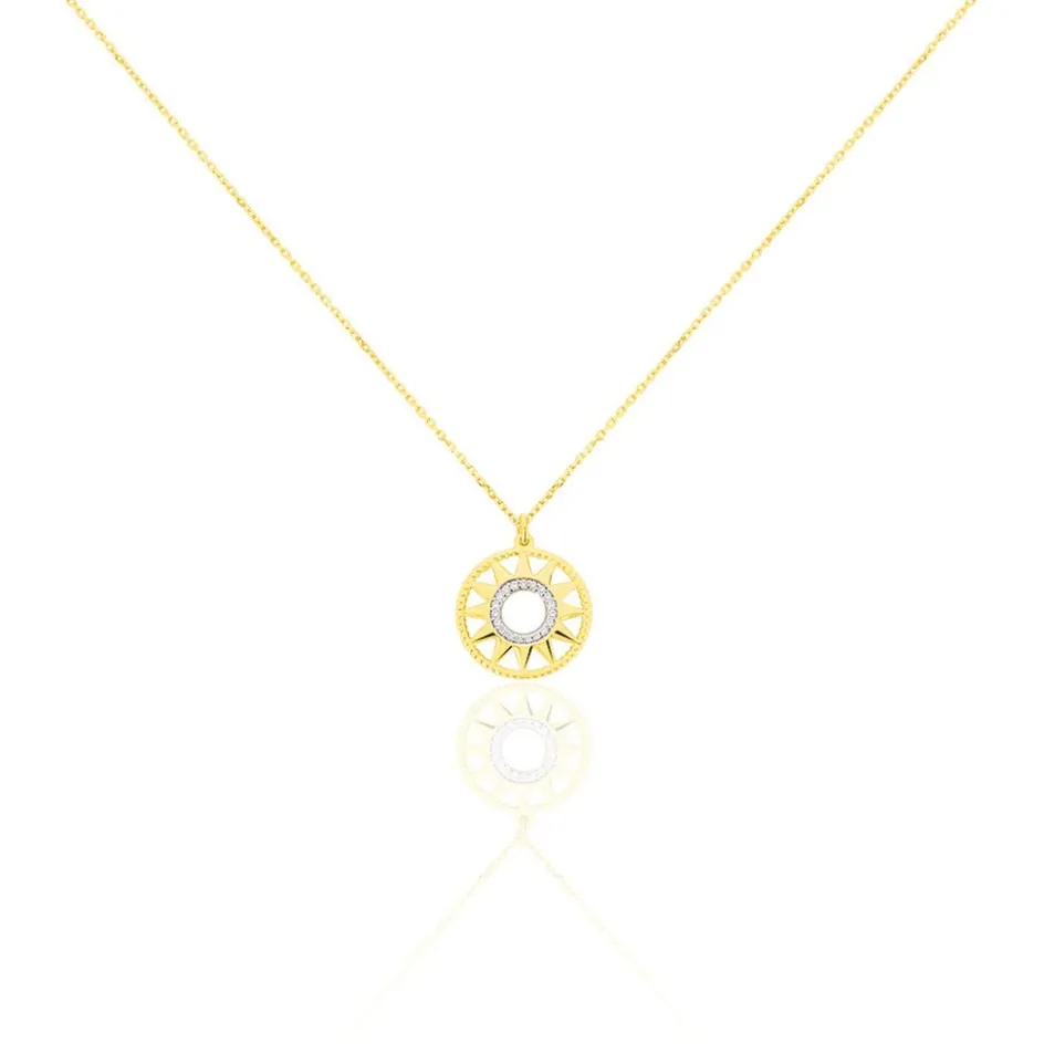 Sale Histoire d'Or Collier Thallya Or Jaune Oxyde De Zirconium