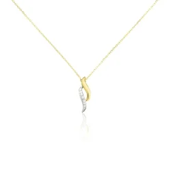 Outlet Histoire d'Or Collier Tylane or jaune diamant