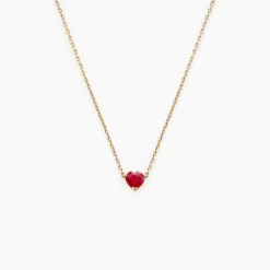 Outlet Histoire d'Or Collier Valerius Or Jaune Rubis