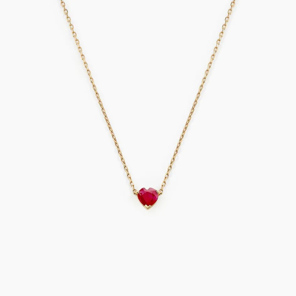 Outlet Histoire d'Or Collier Valerius Or Jaune Rubis