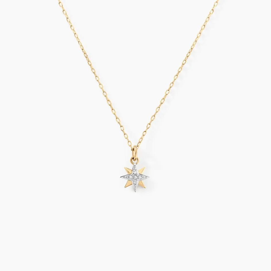 Outlet Histoire d'Or Collier Vangelis Or Jaune Diamant