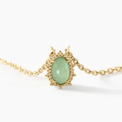 Histoire d'Or Collier Vintage Love Plaqué Or Jaune Aventurine* Colliers|Colliers