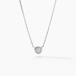 Clearance Histoire d'Or Collier Violanda Or Blanc Diamant
