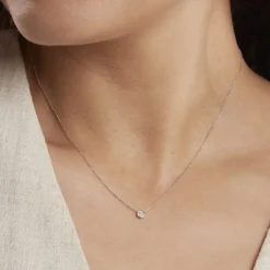 Clearance Histoire d'Or Collier Violanda Or Blanc Diamant