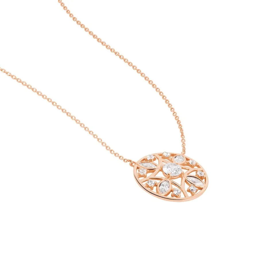 Best Histoire d'Or Collier Weena Or Rose Oxyde De Zirconium