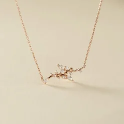 Sale Histoire d'Or Collier Wendy Argent Rose Oxyde De Zirconium