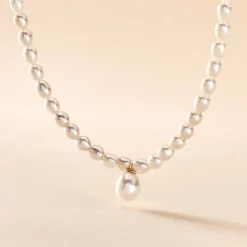 Clearance Histoire d'Or Collier Wilfrid Or Jaune Perle De Culture