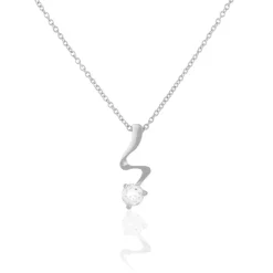 Online Histoire d'Or Collier Yedaz Argent Blanc Oxyde De Zirconium