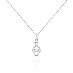Outlet Histoire d'Or Collier Ylianna Argent Blanc Oxyde De Zirconium