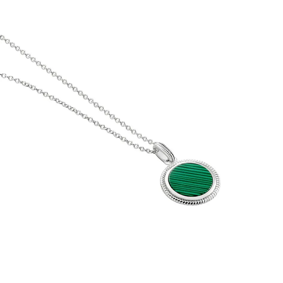 Discount Histoire d'Or Collier Zea Argent Blanc Malachite argent blanc malachite vert