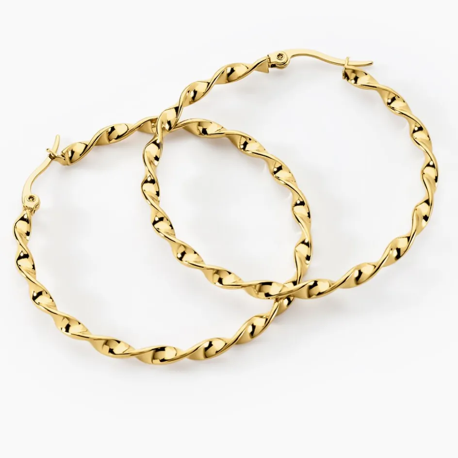 Clearance Histoire d'Or Creoles Acier Dore Antonello acier doré