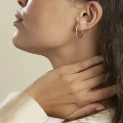 Histoire d'Or Creoles Or Jaune Aryanna Diamants* Boucles D'Oreilles|Boucles D'Oreilles Créoles