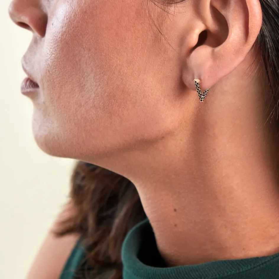 New Histoire d'Or Créole Unitaire Trygve Or Jaune Oxyde De Zirconium