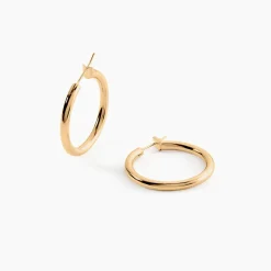 Best Histoire d'Or Créoles Adalie Plaqué Or Jaune