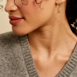 Online Histoire d'Or Créoles Aglavie Flexibles Or Jaune