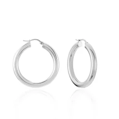 Online Histoire d'Or Créoles Amael acier blanc