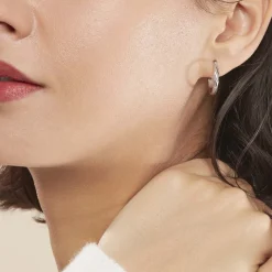 Outlet Histoire d'Or Créoles Ananas or blanc