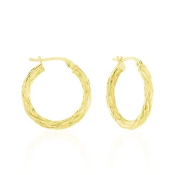 New Histoire d'Or Créoles Anantha Or Jaune