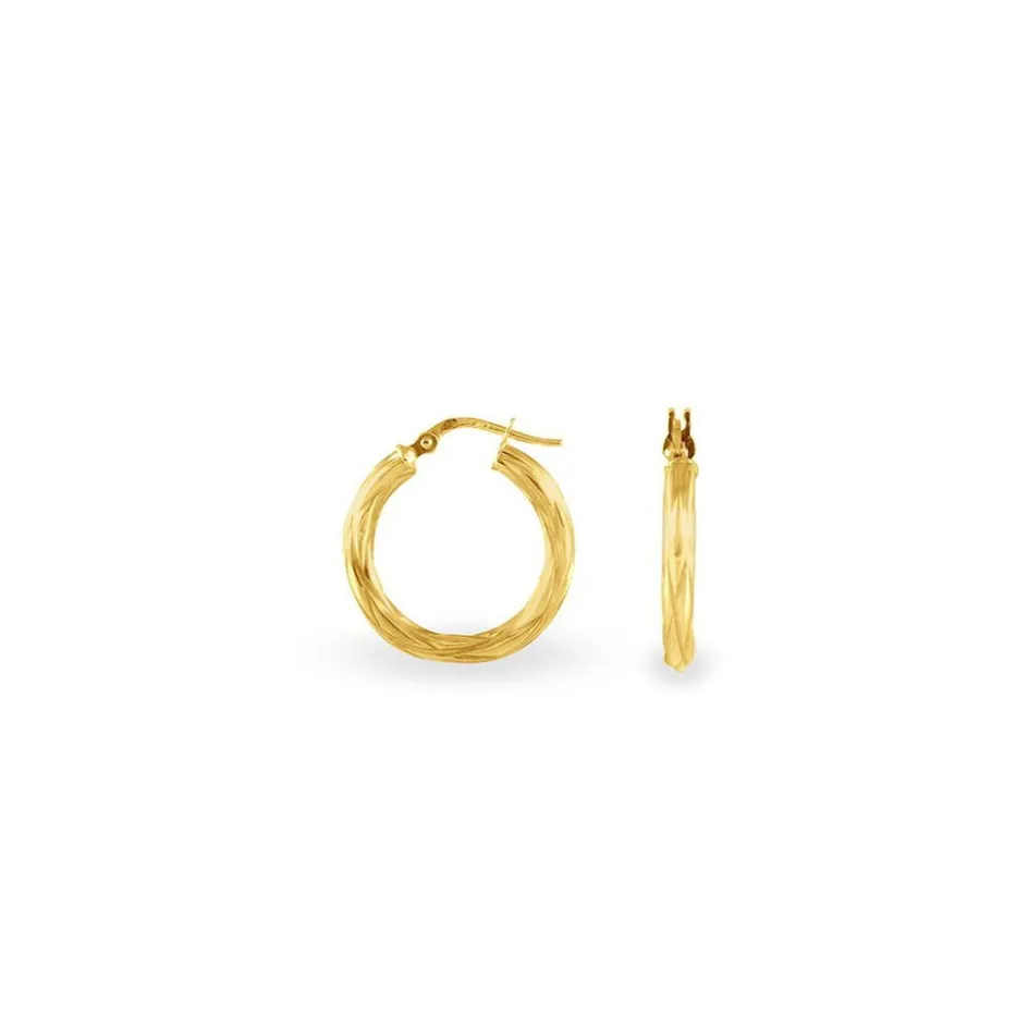 New Histoire d'Or Créoles Anantha Or Jaune