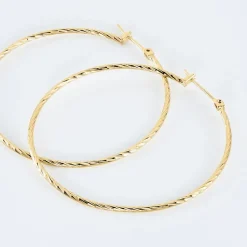 Sale Histoire d'Or Créoles Anusha Plaqué Or Jaune