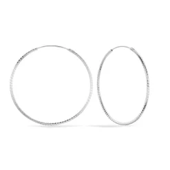 Clearance Histoire d'Or Créoles Argent Blanc Agathe