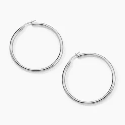 Outlet Histoire d'Or Créoles Argent Blanc Anne