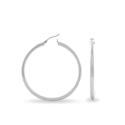 Outlet Histoire d'Or Créoles Argent Blanc Anne