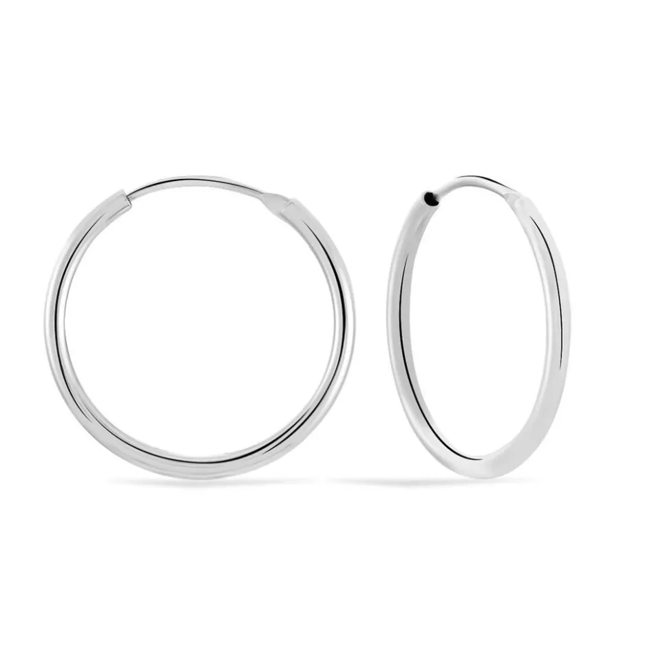 Best Histoire d'Or Créoles Olympia argent blanc