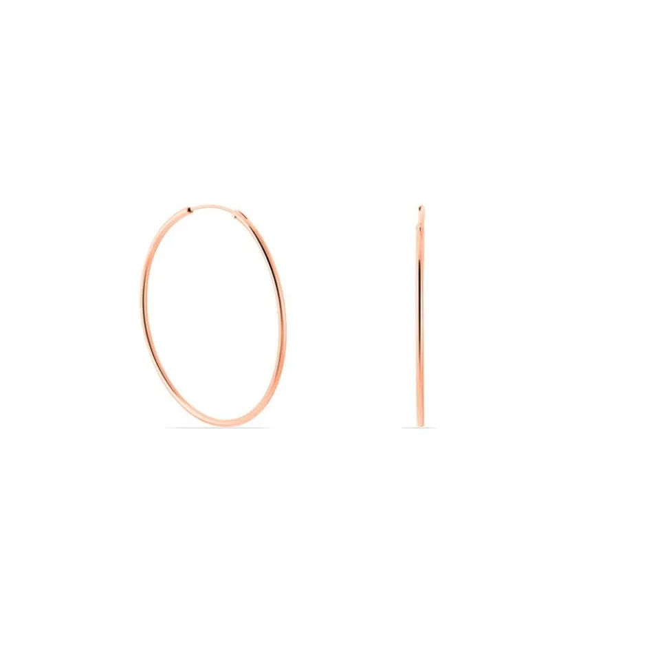 Histoire d'Or Créoles Argent Rose Olympia argent blanc