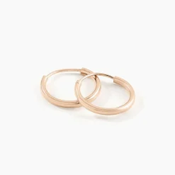 Histoire d'Or Créoles Argent Rose Olympia* Boucles D'Oreilles|Boucles D'Oreilles Fantaisie