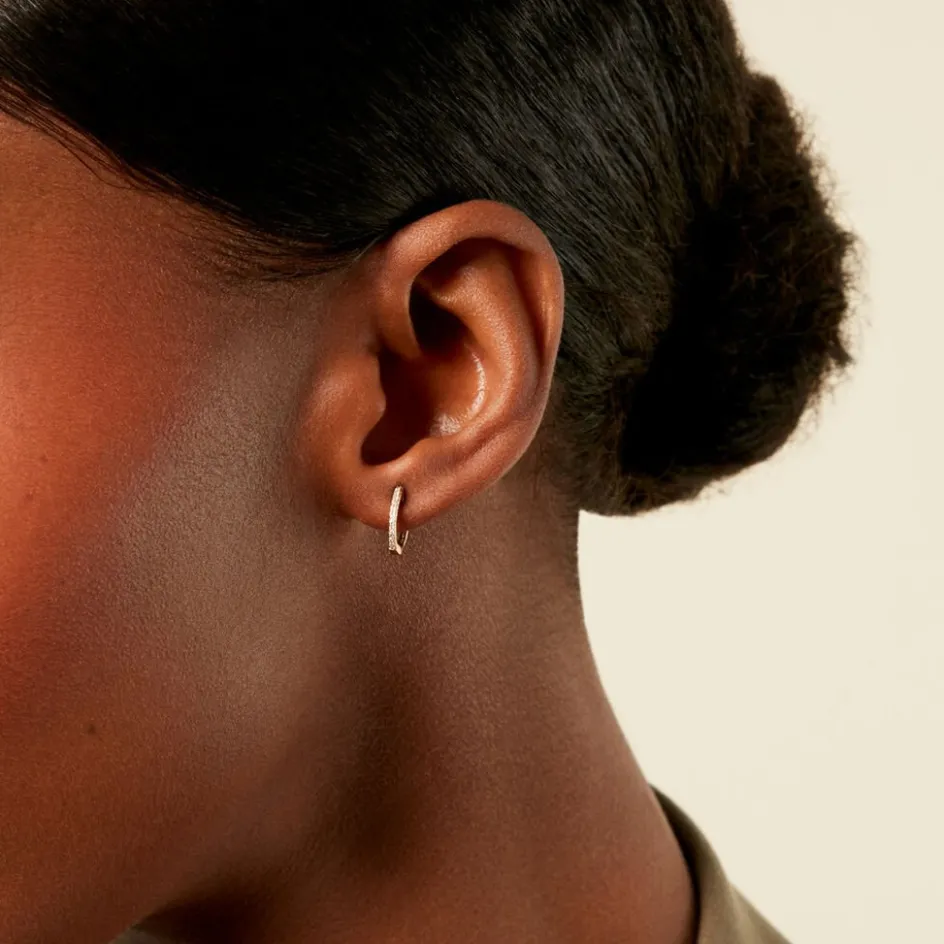 Online Histoire d'Or Créoles Aryanna Or Jaune Diamant