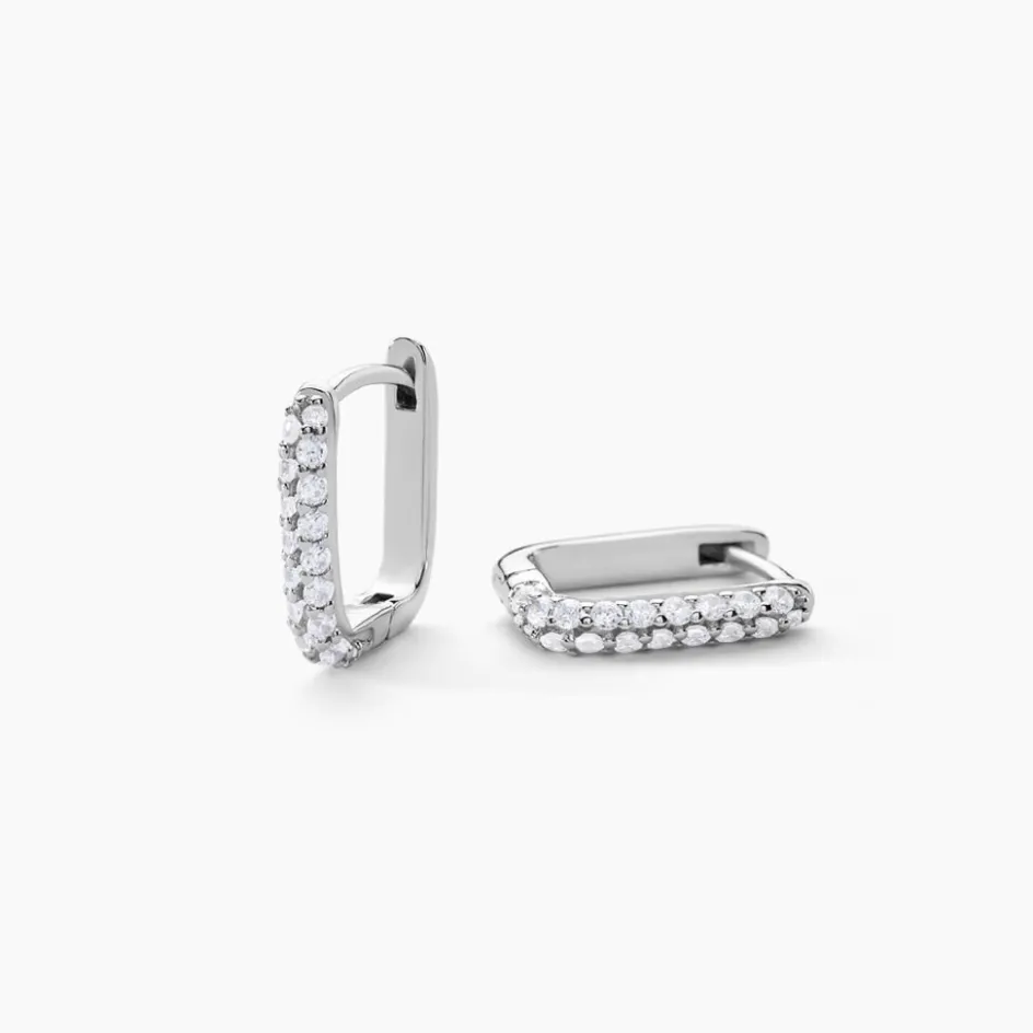 Histoire d'Or Créoles Aselya De Zirconium* Boucles D'Oreilles|Boucles D'Oreilles Fantaisie