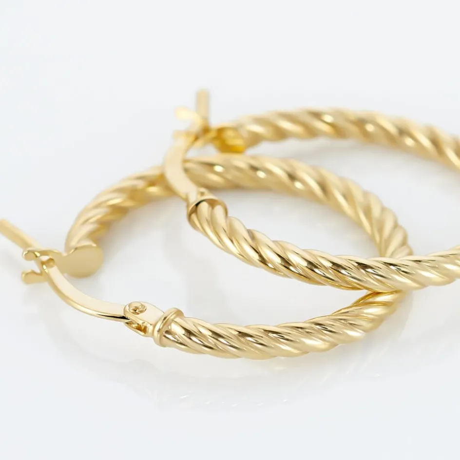 Online Histoire d'Or Créoles Bartimee Or Jaune