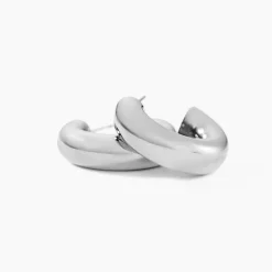 New Histoire d'Or Créoles Cassis acier blanc