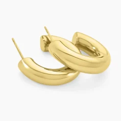 Sale Histoire d'Or Créoles Cassis acier jaune